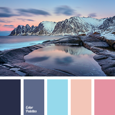 Paleta de colores de inspiración para slime iceberg II