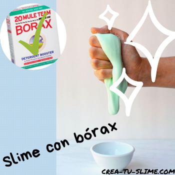 ☞¿Cómo hacer slime con bórax? 